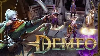 ENTER THE BLACK SARCOPHAGUS! - Demeo: PC Edition - Part 1 (4 player gameplay)
