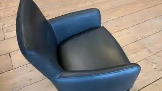 Lederstuhl mit Rollen BL159R [STEELWOOD INTERIOR]