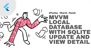 Local Database Flutter With SQLITE and MVVM Update and View Detail #4 