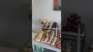 Eid Dessert table ⭐️🌙 #fyp #desserts #dessertlovers #eiddecorationideas #eiddessert