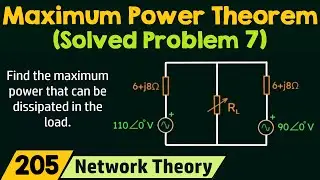 Maximum Power Transfer Theorem (Solved Problem 7)