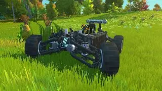 4x4 Adjustable Suspension Road Test - Scrap Mechanic Survival - DANgaming