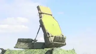 Footage of use of promising radar and S-300V anti-aircraft missile complex