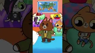 The SCHOOL has a NEW PRINCIPAL?! 🏫 #simbochka #simba #animation #cat