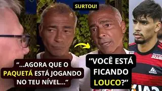 Romário PERDEU A PACIÊNCIA após comparação com Paquetá! Veja!