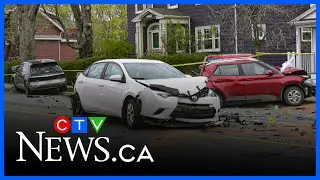 Crash on Quinpool Road in Halifax