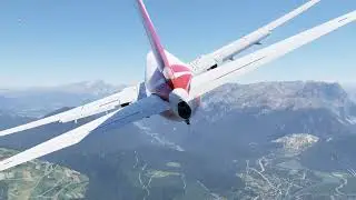 Взлет и посадка самолета boeing 737-800 X Plane 12