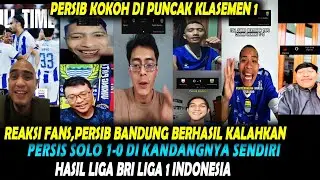 Persib masih kokoh di puncak!! izin! reaksi fans, Persib bandung usai  kalahkan persis solo 1-0
