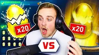 20 NEW Golden Eggs vs 20 OLD Golden Eggs in Rocket League!