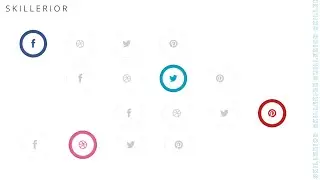 Social Media Icons Using HTML & CSS Only || Web Development || Skillerior