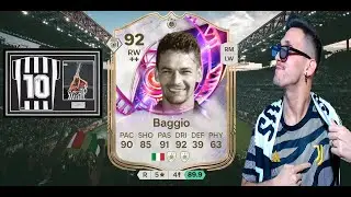 Roberto Baggio este în echipa mea 🤍🖤 #fc26 #robertobaggio #icon