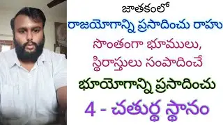4th House - SUKHA STHANA &bull; BHOO YOGA - Accumulation of Lands, Properties, Immovable Assets & Wealth