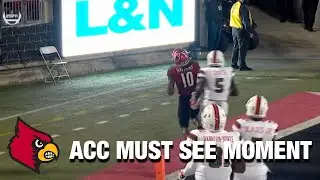 Louisville RB Javian Hawkins Reverses Field And Finds The Endzone