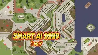 Red Alert 2 Yuri Revenge - Smart AI9999 1vs7 - Korea 42 - A Long Way