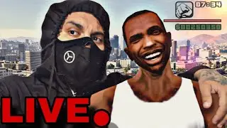 LIVE- GTA SAN ANDREAS - PRIMEIRA VEZ ZERANDO