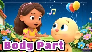 Body Parts - English Rhyme for Kids #childrensrhymes #nurseryrhymes #newsong #bestforkids