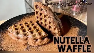 Nutella waffle | Waffle recipe | Belgian waffle #waffle #recipeshorts #nutellawaffle #viralvideos