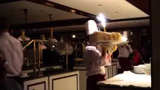 Baked Alaska at Grand Circle's Elbe cruise's final banquet