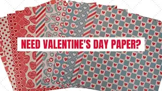 Valentine's Day Pattern Paper
