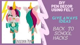DIY Unicorn Pen Topper| Unique Pens gift ideas| Small Business Idea #3