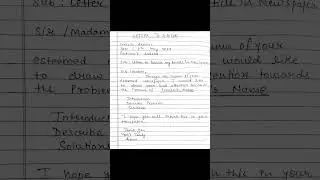 Letter To Editor For Publish My Article In Newspapers On Problems. #letter #letterwriting