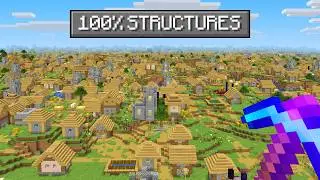 Minecraft, But It's 100% Structures...