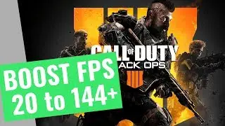 Call of Duty: Black Ops 4 - How to BOOST FPS and performance on any PC!