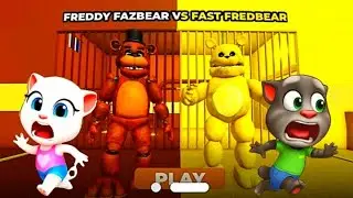 FAST FREDBEAR vs FREDDY 😨 | Prison Run Obby RobloxHypeGG#HypeGG #gaming #Roblox #Minecraft#GTA5