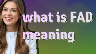 Fad | meaning of Fad