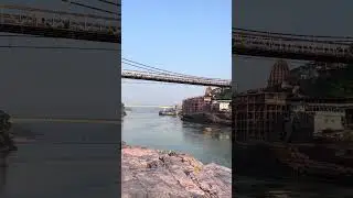 Omkareshwar jhula setu bridge khandwa #travel #shorts #harharmahadev