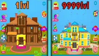 Idle Home Makeover! MAX LEVEL HOME MAKEOVER EVOLUTION! 9999+ Level Idle Home Makeover! #1