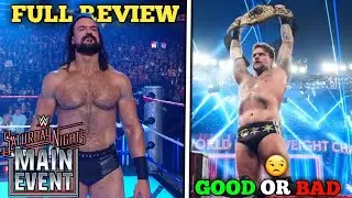 WWE SNME Good 🤩 or Bad 😒 || WWE SNME 2025 FULL HIGHLIGHTS REVIEW