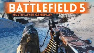 BATTLEFIELD 5 MULTIPLAYER GAMEPLAY - Fortifications & Destruction