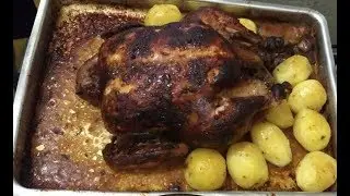Frango Assado com Batatas
