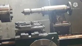 Самодельный токарный станок по металлу, задняя бабка.