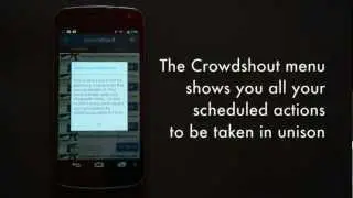 Crowdshout App Walk Through