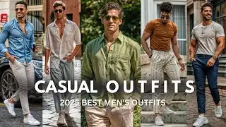 Latest Casual Outfits For Men | Best Men's Fashion Ideas 2025 | Summer Outfits For Men