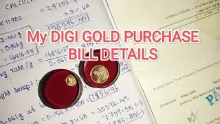 My DIGI GOLD Bill DETAILS #gold #savings #money #new #tamil #details #coin #digigold #purchase #idea