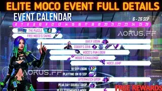 Elite Moco Event Calendar Full Details || Elite Moco Event Freefire