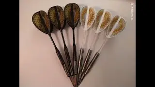 darts review cosmo fit stems & flights. loxley flights. Designa smooth barrels  Mission Alimix stems