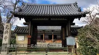 【奈良の古建築３９】重文　元興寺極楽坊東門