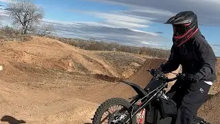 Riding to the rope swing again! #automobile #dirtbiketricks #electricbike #dirtbike #surron #fyp 