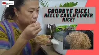Keto Diet Recipe//Goodbye Rice for this Cauliflower Rice Recipe! An alternative for rice.