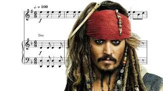 He's A Pirate - Pirates of the Caribbean | TENOR SAX & PIANO Sheet Music (Bb Instruments)