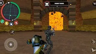 Robot Boss Defeated 🔥 Rope Hero Vice Town - Gameplay Walkthrough