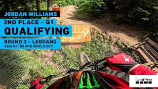 GoPro: Jordan Williams takes 2nd Place in Qualifying - Leogang - '25 UCI DH MTB World Cup