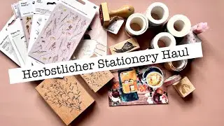 Herbstlicher Stationery Haul | London Gifties, Idee Creativmarkt, Happy Vintage Crafter