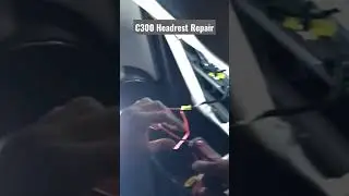 How to Reset your headrest after someone has the audacity torear-end your Benz