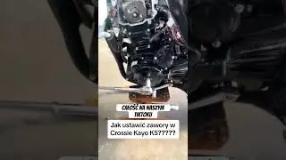 Jak ustawić zawory w Crosie Kayo K5?? #husator #opole #poradnik #serwismotocyklowy