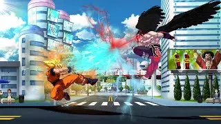 Jin Kazama vs Goku - All Forms and Transformations - Tekken X Dragon Ball FighterZ
